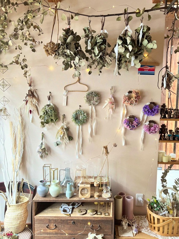 新潟県胎内市 ハナスキラボのドライフラワー雑貨