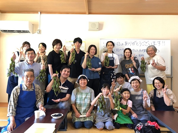 移住者交流会 笹団子作り 新潟県胎内市
